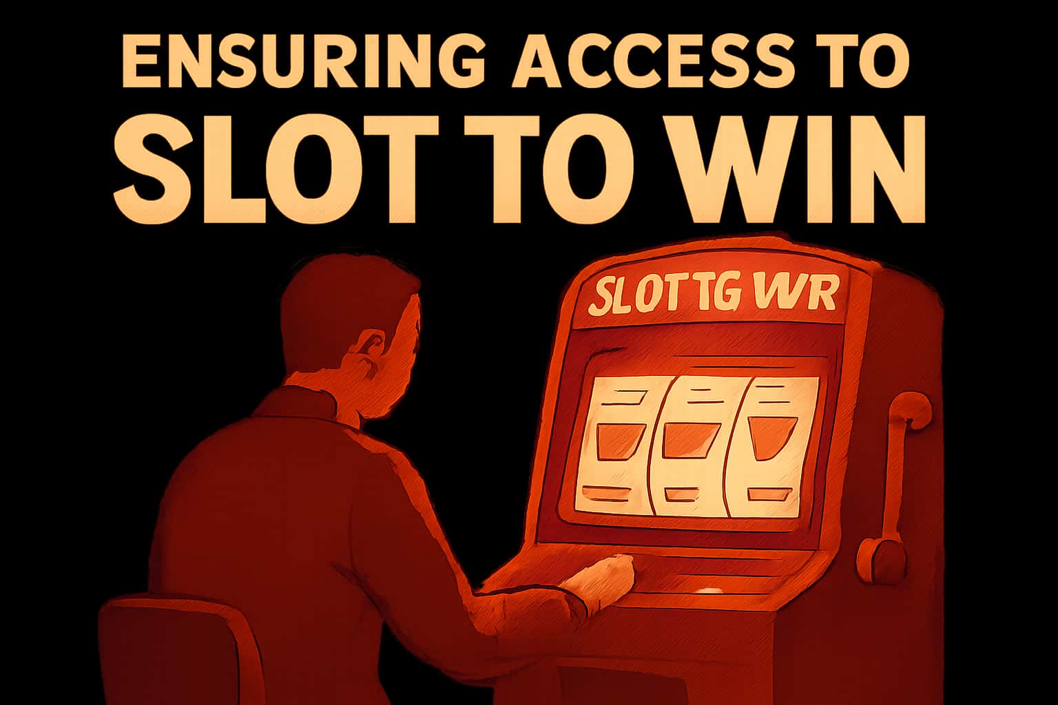 An informative illustration depicting guidelines for ensuring access to Slot To Win.