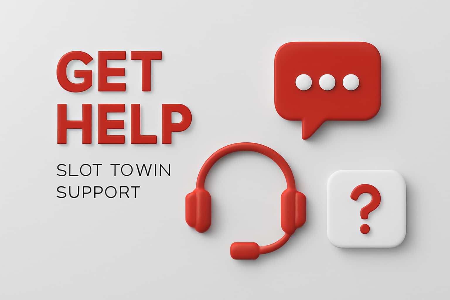 Get Help - Slot To Win Support Interface