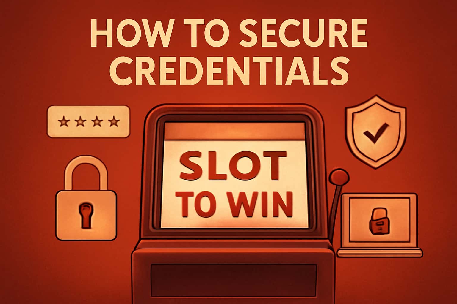 A high-tech representation of secure credentials for Slot To Win.