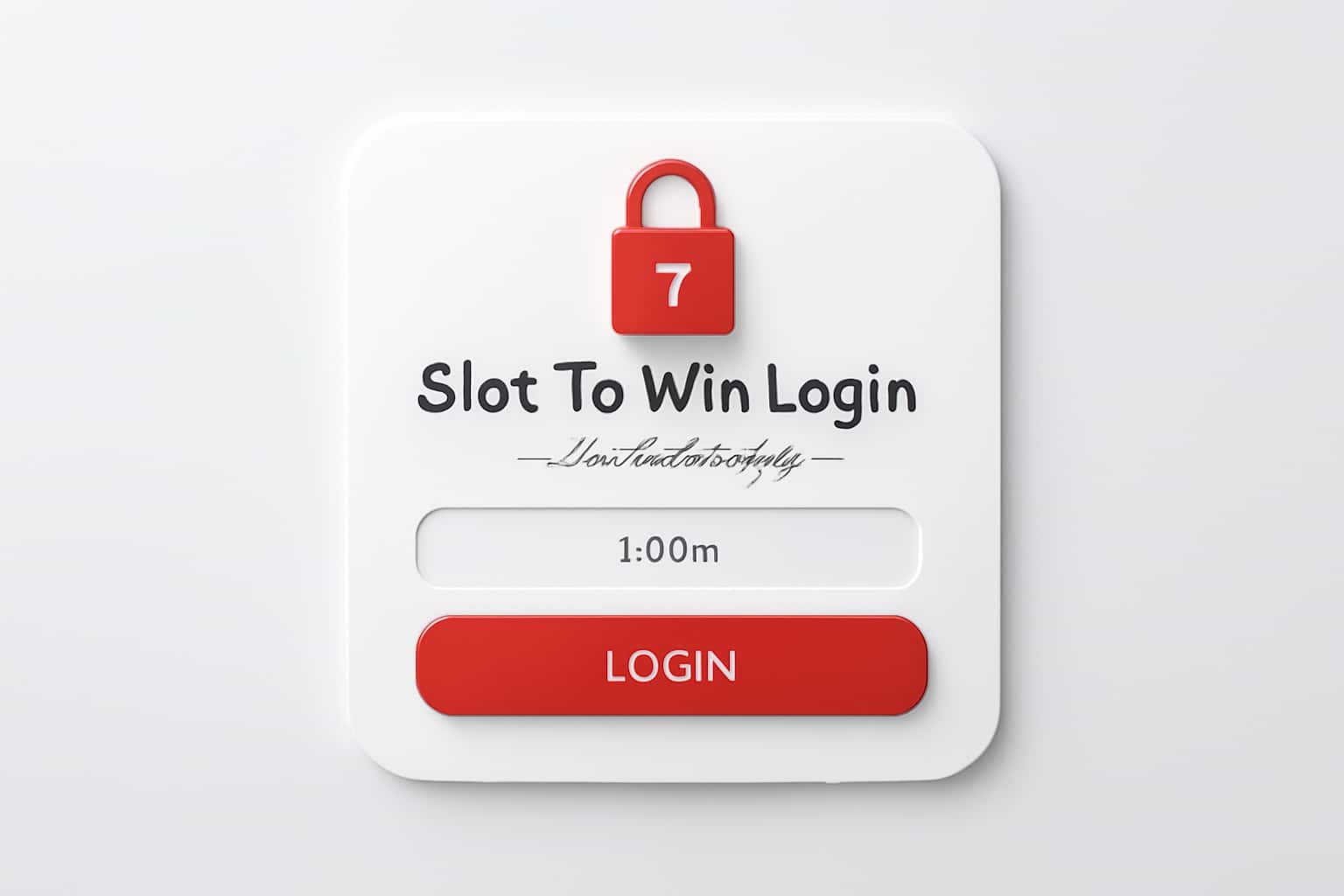 Slot To Win Login - Secure Access Interface