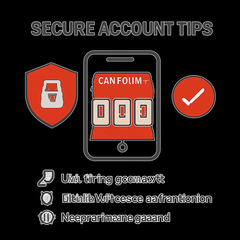 An informative diagram related to securing your Slot To Win account.