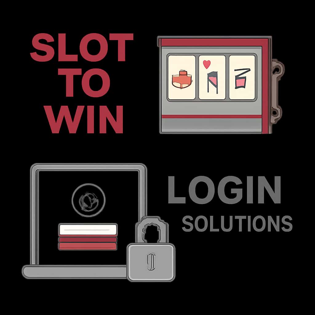 Illustration detailing aspects of Slot To Win Login Solutions.