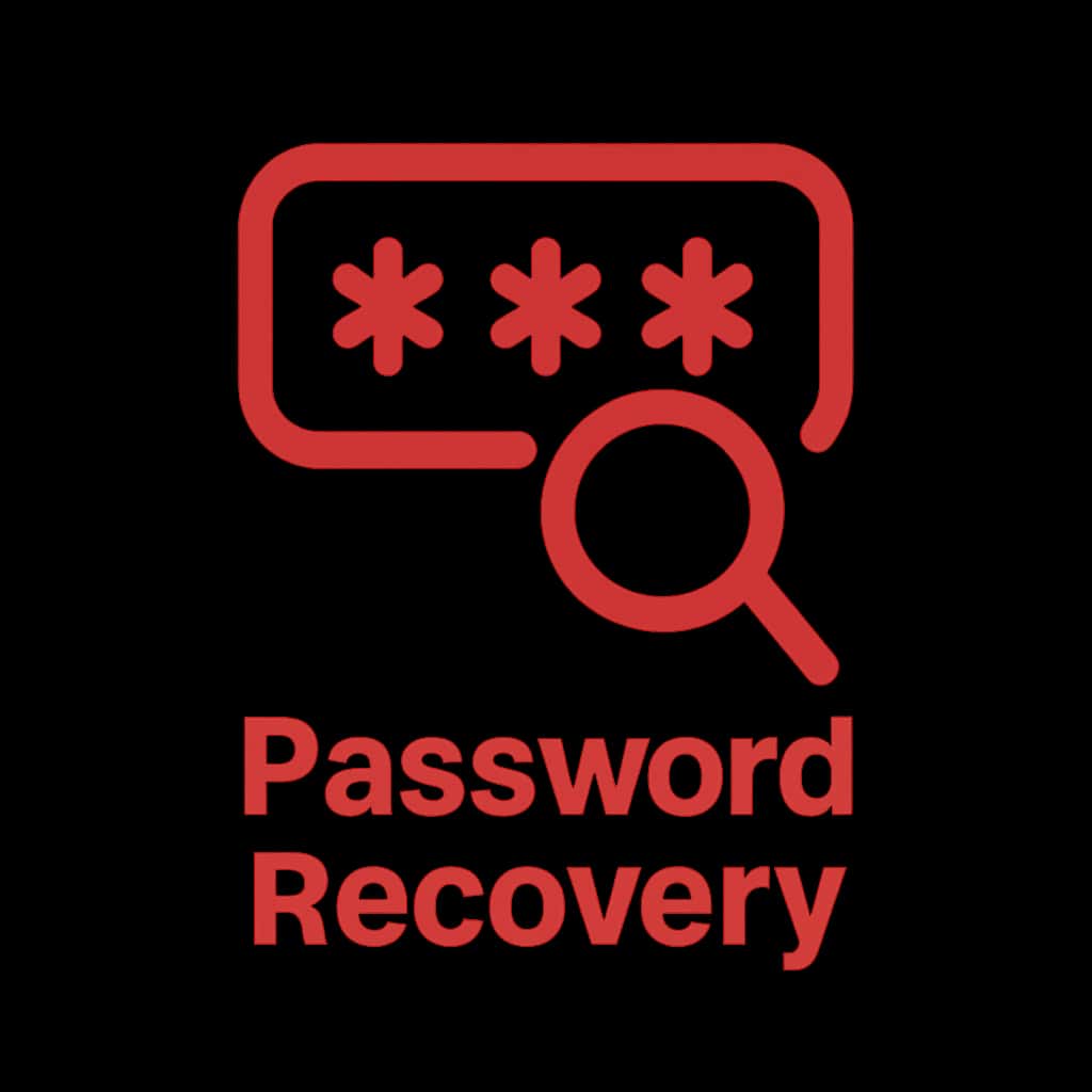 A professional badge illustrating Slot To Win Password Recovery