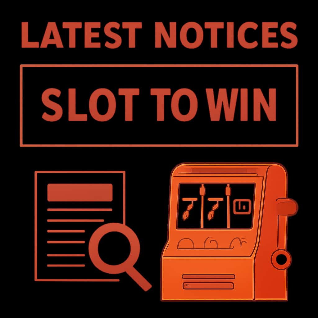 Diagram explaining Latest Slot To Win Notices.