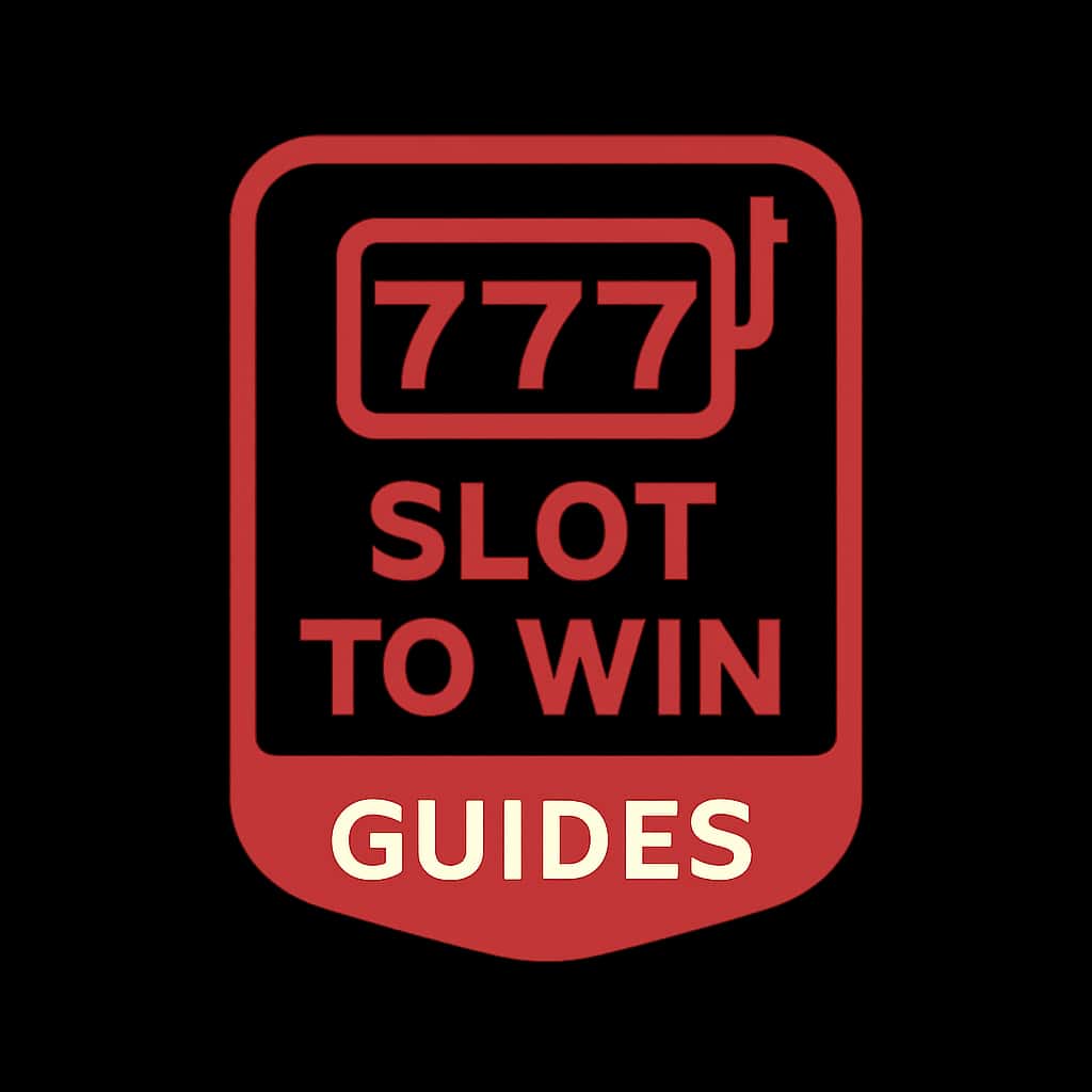 Badge design representing Slot To Win Guides.